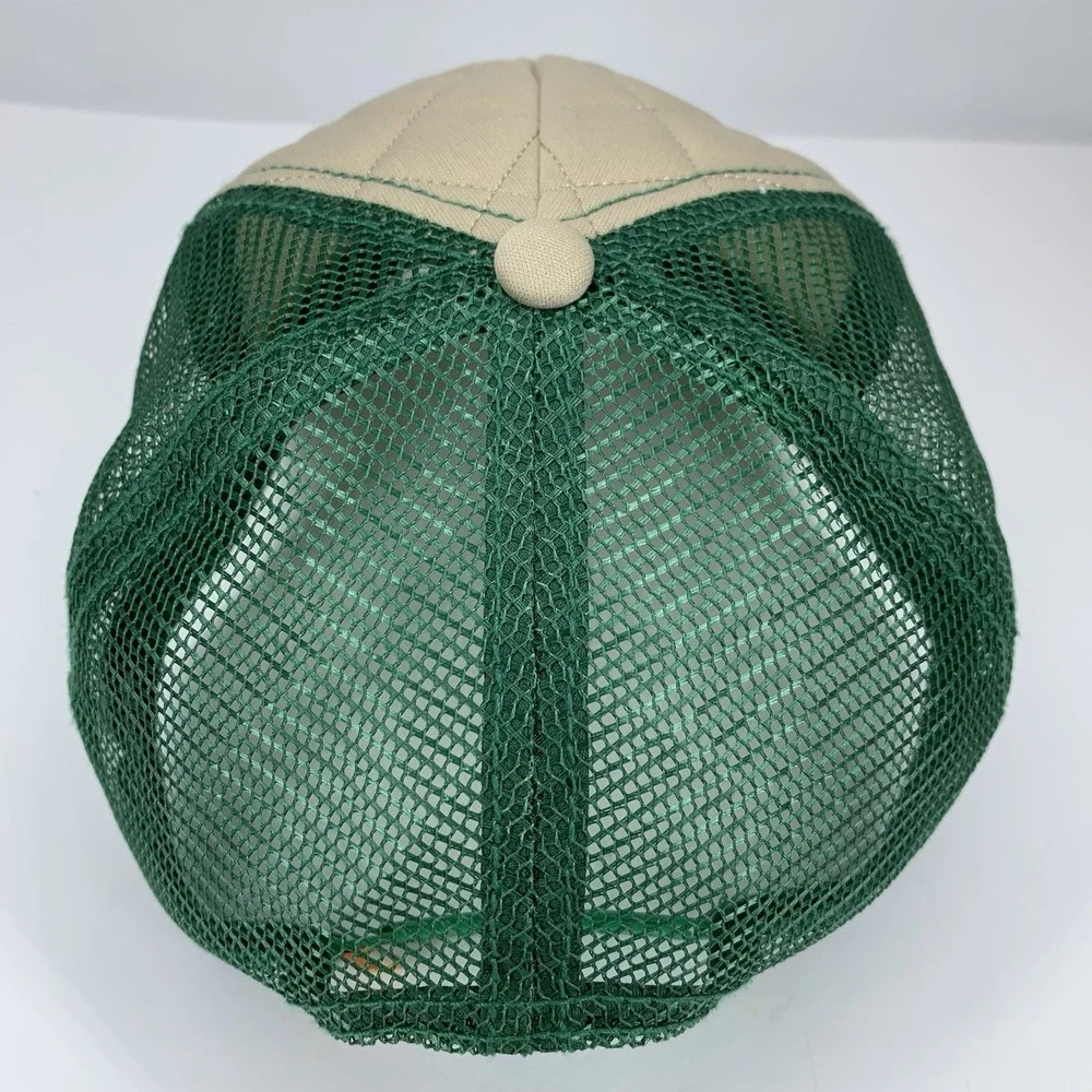 Hochatime Patch Hat Hochatown OK Quilted Green Mesh Adjustable Snap Baseball Cap